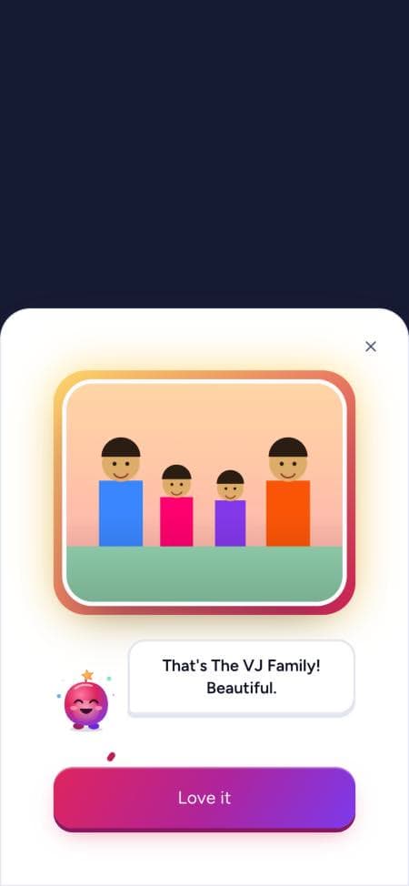 A family photo greeting everyone in fAImily