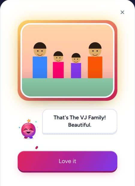 A family photo greeting everyone in fAImily